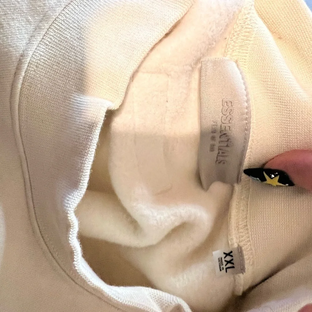 NWT Men’s ESSENTIALS Sweater - Egg Shell/Cream - 2XL - Picture 11 of 12